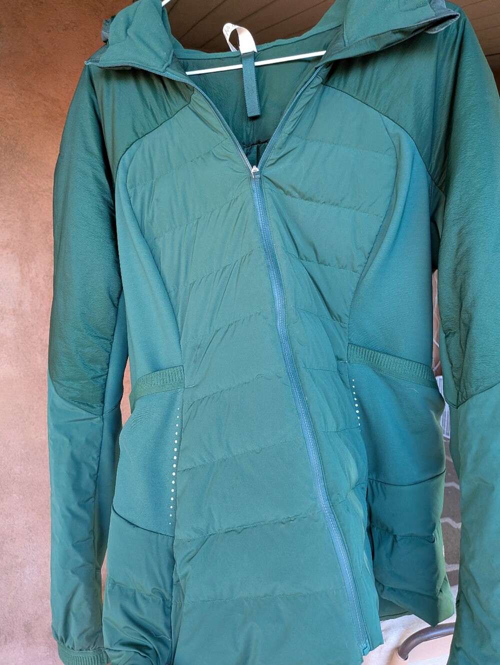 Lululemon Down For It All Jacket Everglade Green Women's 12